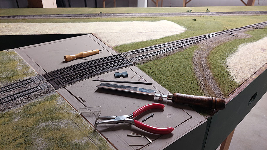 Adding double track curve wedge to branchline