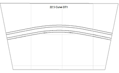 22.5 Curve Double Track -1