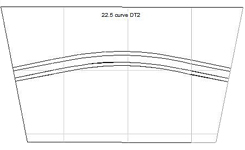 22.5 Curve Double Track -2