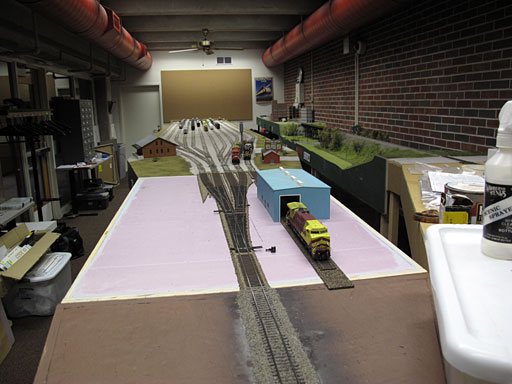 New Wabash yard throat option - four track connection with one loco service track.