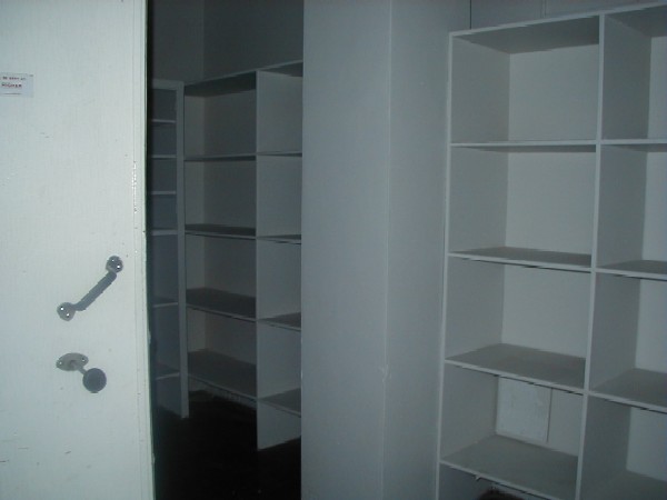 Coat room & shelves